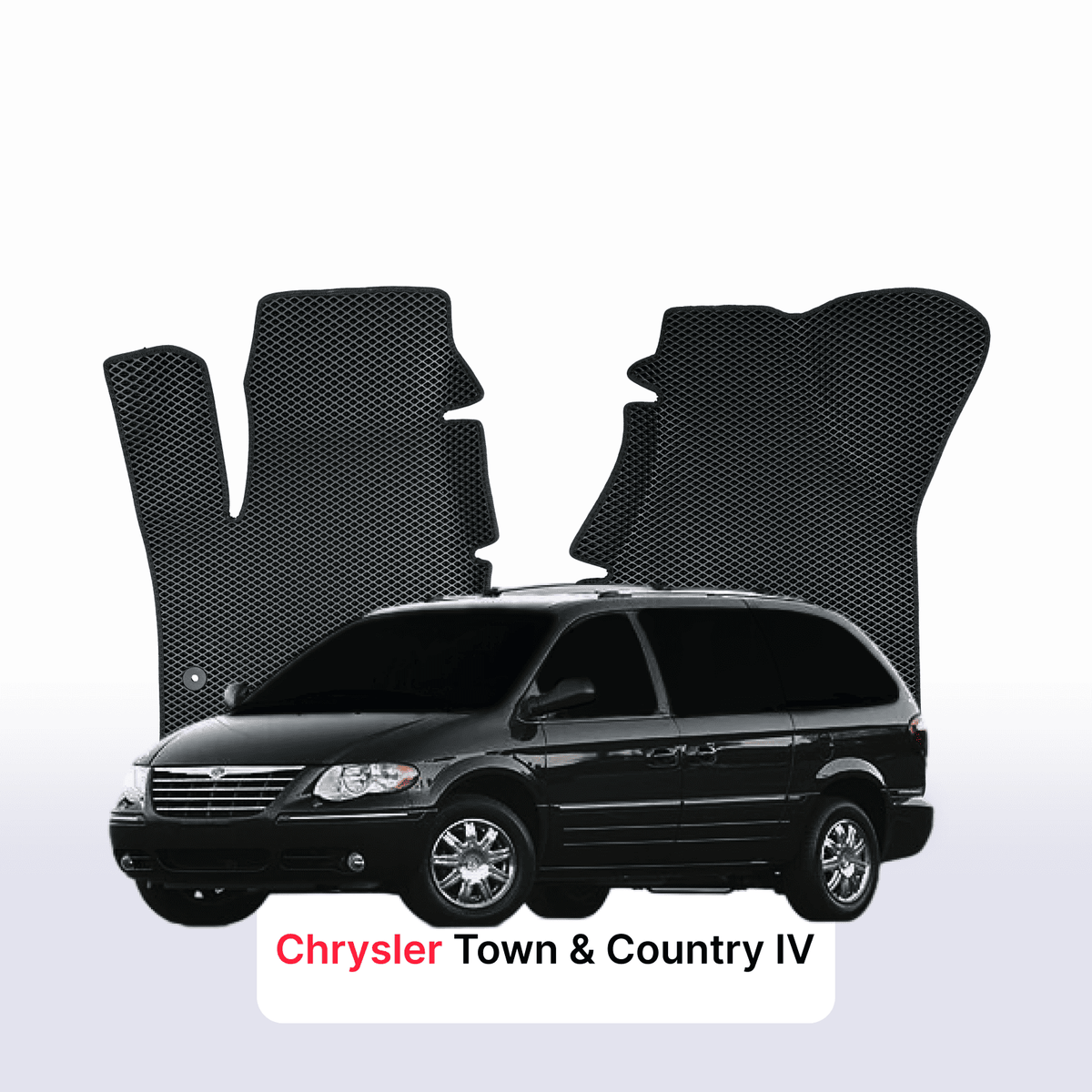Autokoberce EVA pro Chrysler Town & Country(SWB) 4 gen 2000-2005 r. MINIVAN