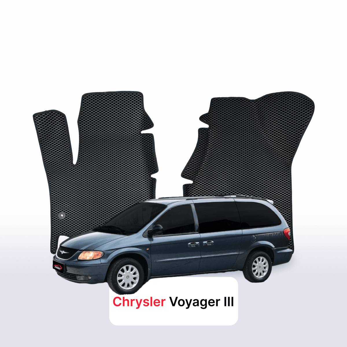 Autokoberce EVA pro Chrysler Voyager 3 gen 1995-2001 r. MINIVAN