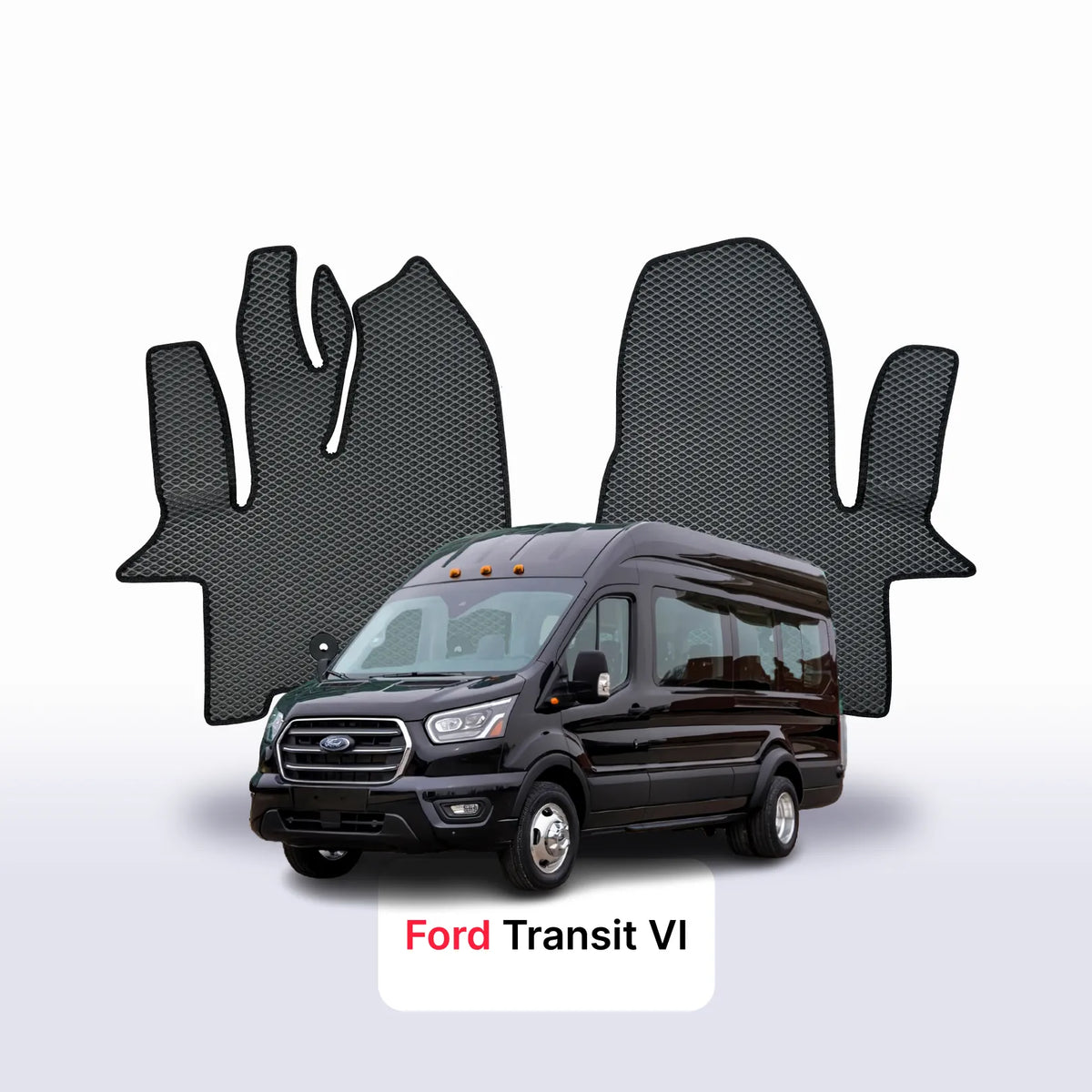 Autokoberce EVA pro Ford Transit 6 gen 2013-2028 r. MINIBUS9 míst