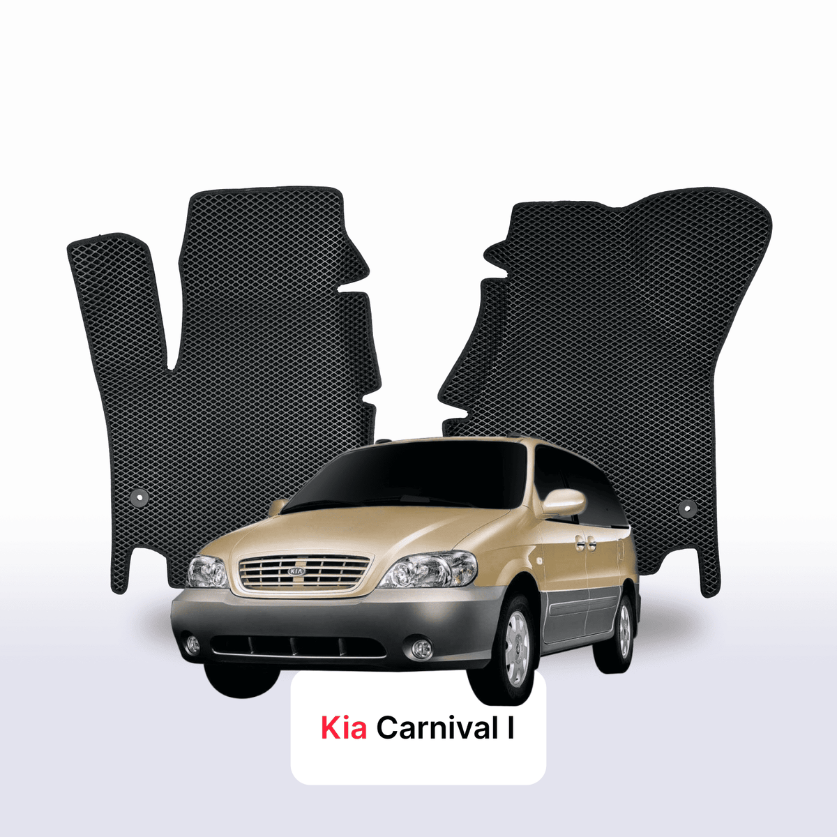 Autokoberce EVA pro Kia Carnival I gen 1998-2006 r. MINIVAN