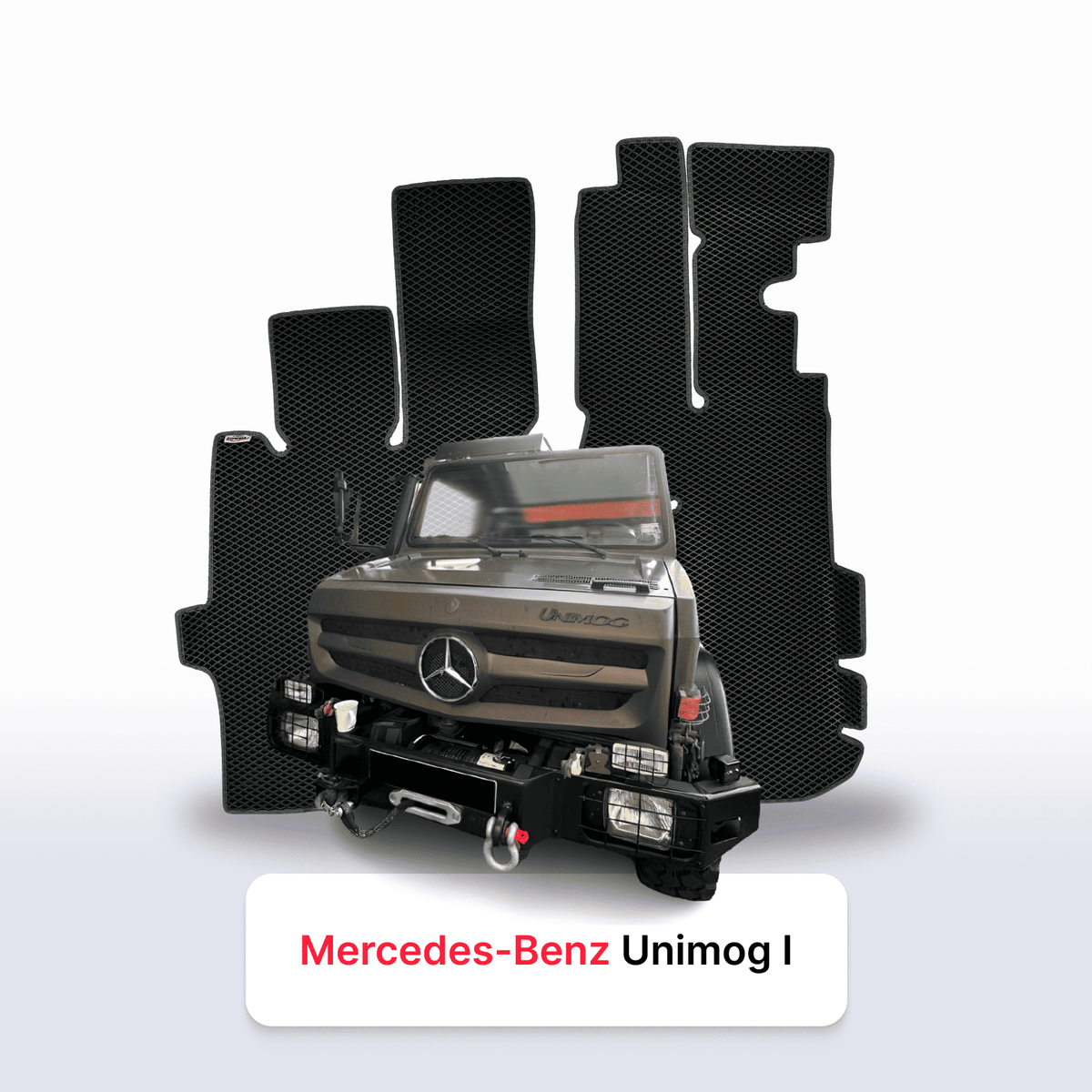 Autokoberce EVA pro Mercedes-Benz Unimog U4000 1 gen 2003-2013 r. NÁKLADNÍ AUTO