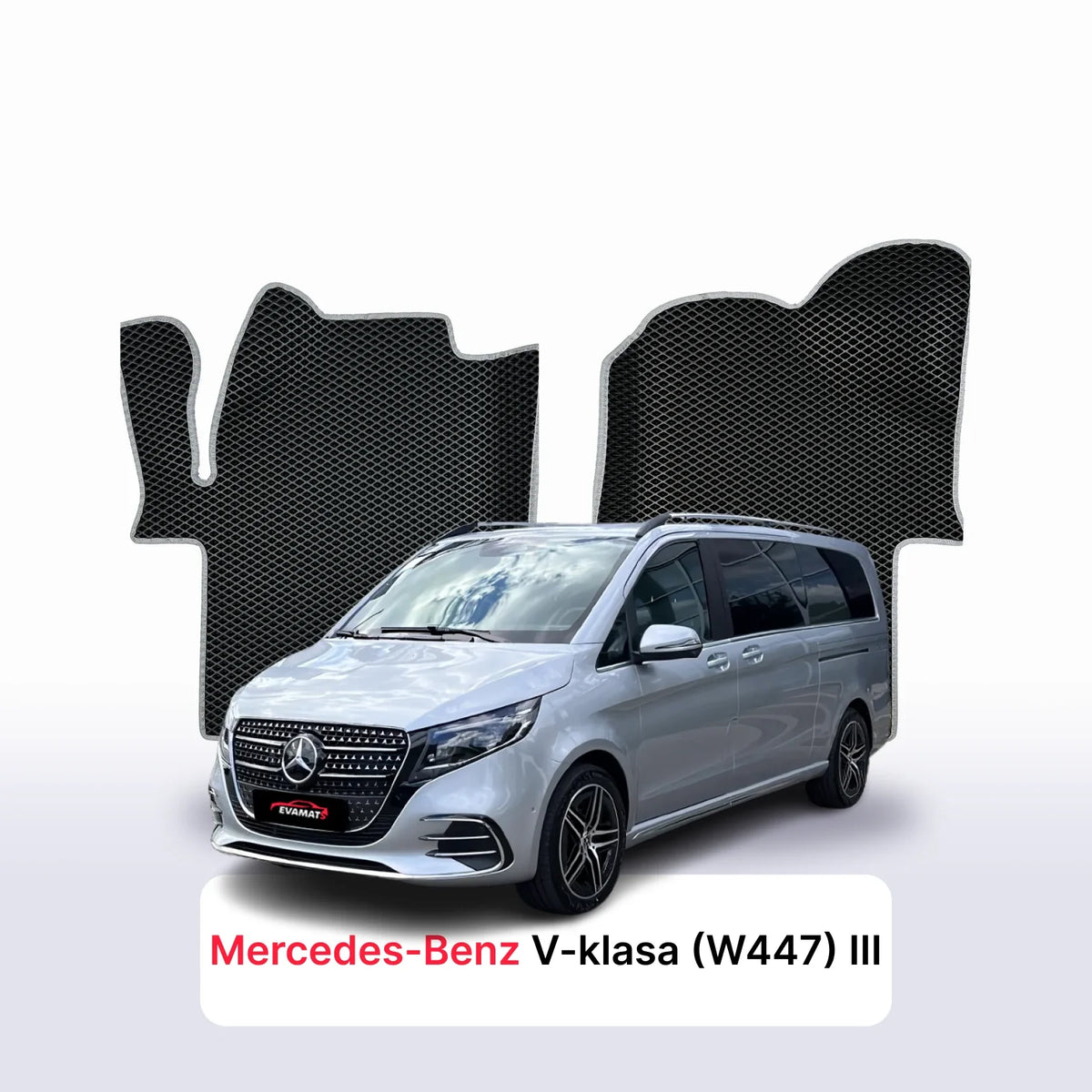 Autokoberce EVA pro Mercedes-Benz V-klasa (W447) 3 gen 2024-2028 r. MINIBUSExclusive
