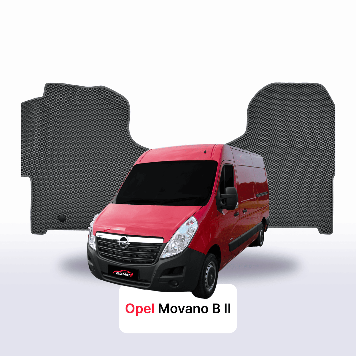 Autokoberce EVA pro Opel Movano B 2 gen 2010-2022 r. MINIBUS