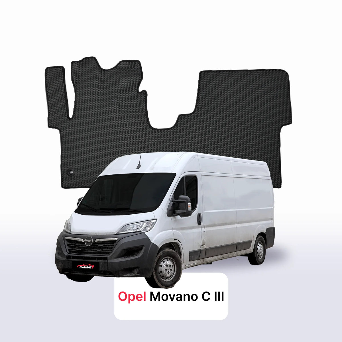 Autokoberce EVA pro Opel Movano C 3 gen 2022-2028 r. MINIBUS
