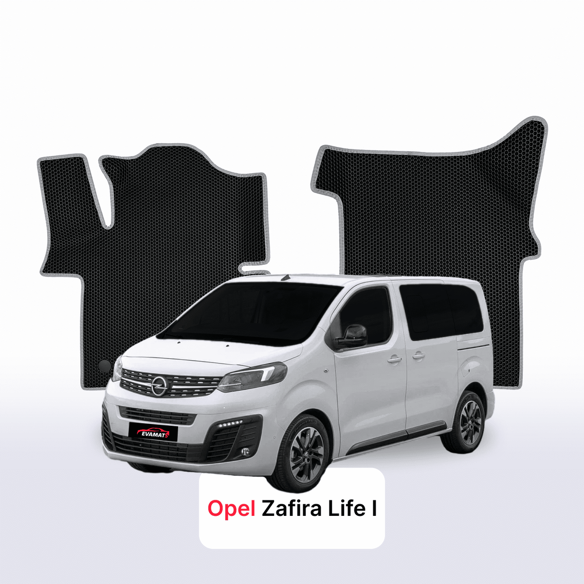 Autokoberce EVA pro Opel Zafira Life 1 gen 2019-2027 r. MINIVAN S