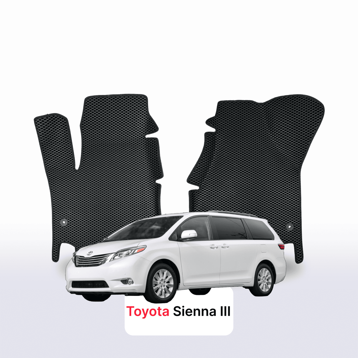 Autokoberce EVA pro Toyota Sienna 3 gen 2010-2020 r. MINIVAN