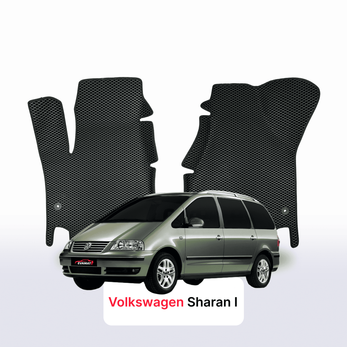 Autokoberce EVA pro Volkswagen Sharan facelift I gen 2000-2010 r. MINIVAN