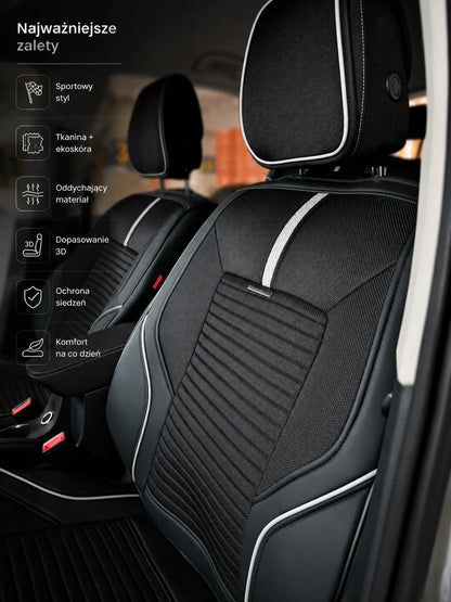 Sportovní autopotahy 5D Premium - obrázek 2