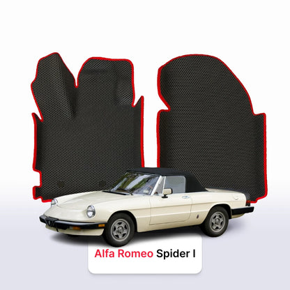 Autokoberce EVA pro Alfa Romeo Spider 1 gen 1966-1994 r. KABRIOLET