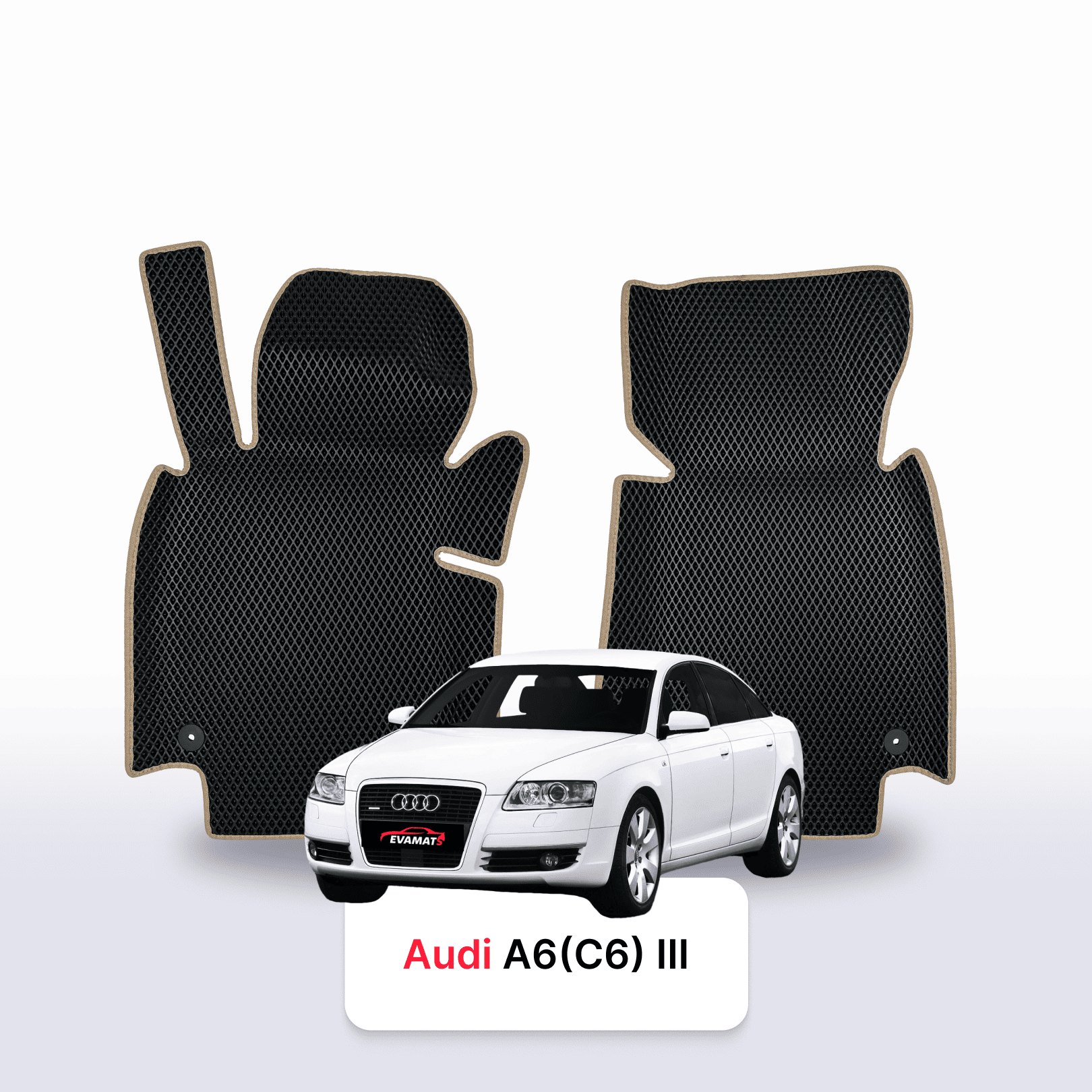 Autokoberce EVA pro Audi A6(C6) 3 gen 2004-2011 r.