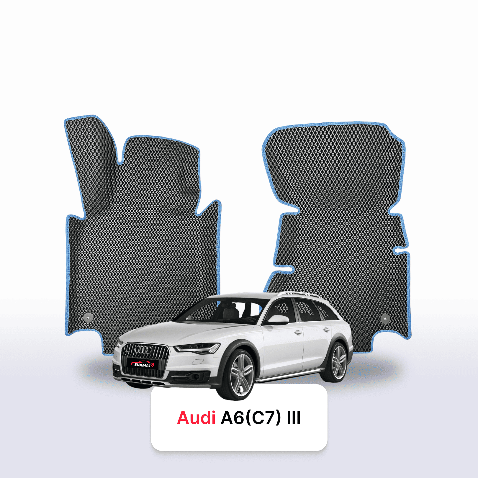 Autokoberce EVA pro Audi A6 Allroad(C7) facelift 3 gen 2014-2019 r. KOMBI
