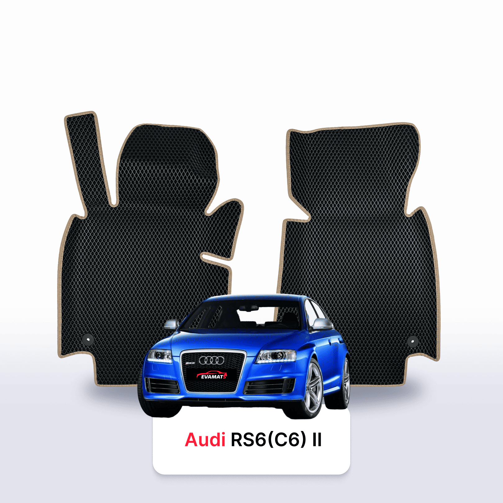 Autokoberce EVA pro Audi RS6 (C6) 2 gen 2007-2012 r.