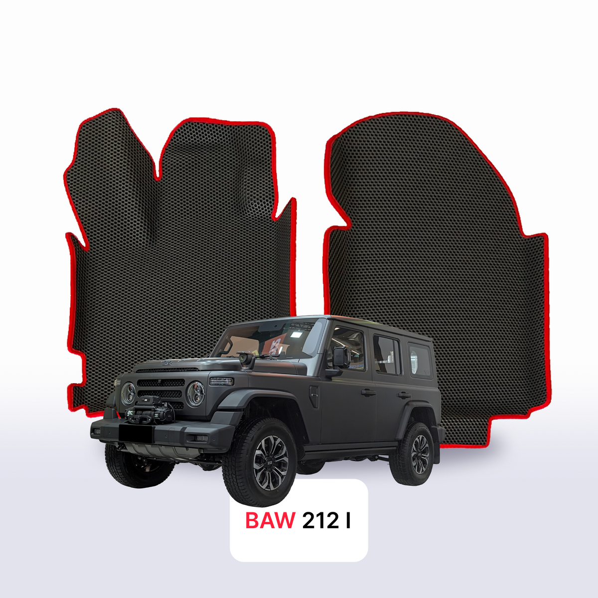 Autokoberce EVA pro BAW 212 1 gen 2024-2028 r. SUV 5 DVEŘÍ