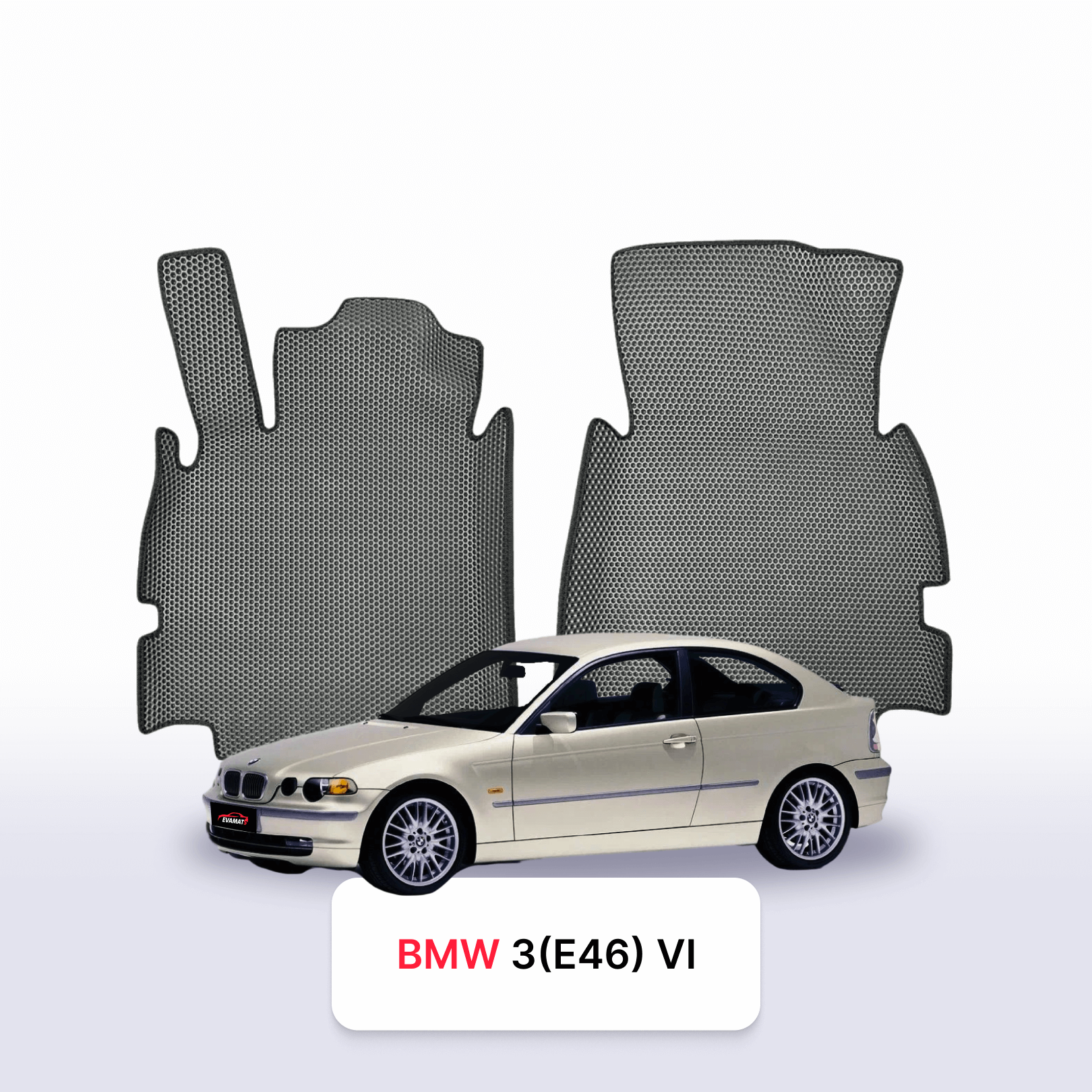 Autokoberce EVA pro BMW 3(E46) 4 gen 2001-2007 r. COMPACT HATCHBACK 3 dveře