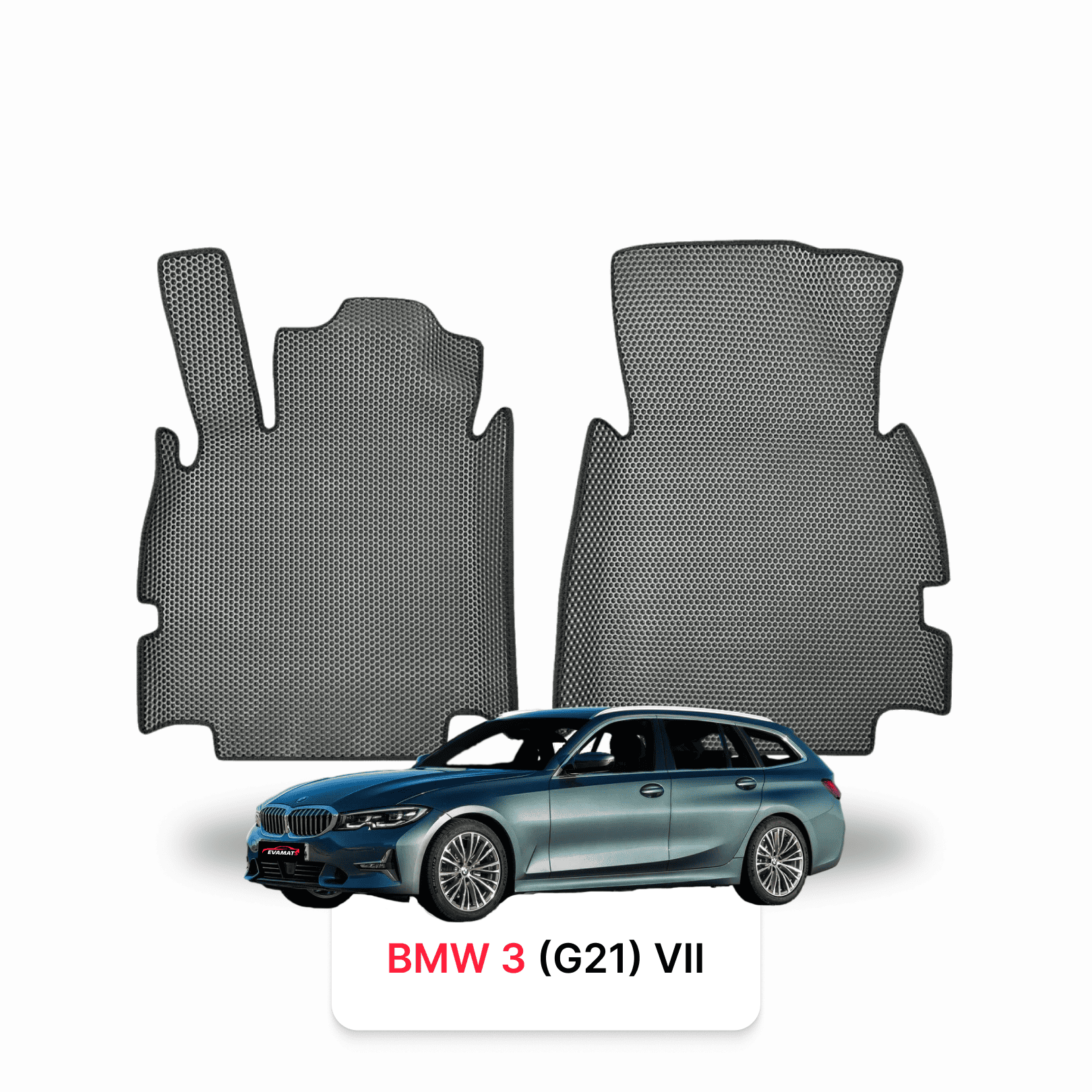 Autokoberce EVA pro BMW 3(G21) 7 gen 2018-2027 r. KOMBI