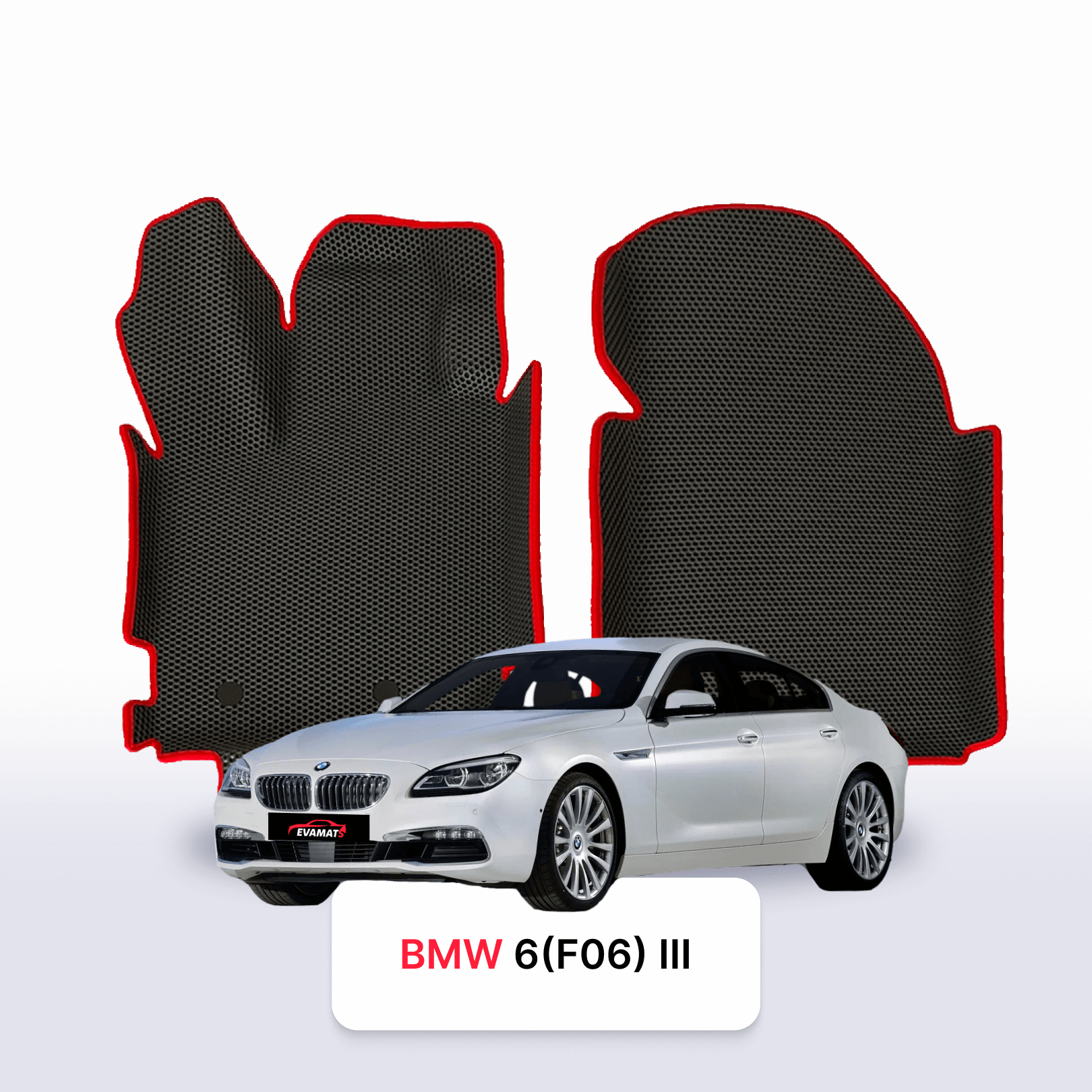 Autokoberce EVA pro BMW 6 (F06) 3 gen 2011-2019 r. GRAN KUPÉ SEDAN