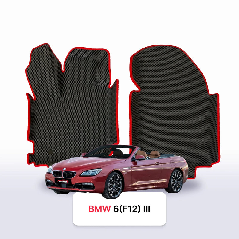 Autokoberce EVA pro BMW 6 (F12) 3 gen 2011-2019 r. KABRIOLET