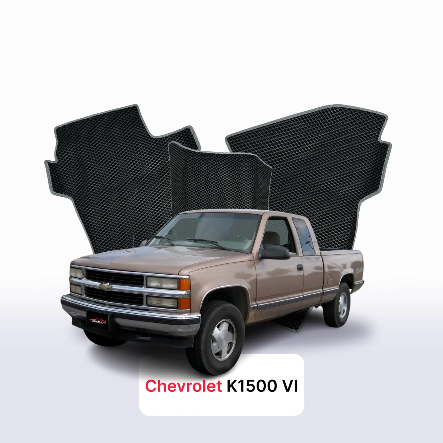 Autokoberce EVA pro Chevrolet K1500 4 gen 1988-2003 r. Pick-Up prodloužená kabina