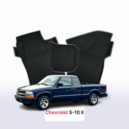 Autokoberce EVA pro Chevrolet S-10 2 gen 1993-2004 r. Pick-Up prodloužená kabina