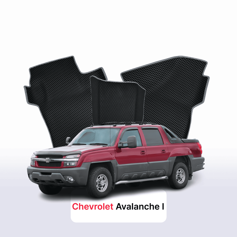 Autokoberce EVA pro Chevrolet Avalanche 1 gen 2001-2006 r. PICK-UP dvojkabina