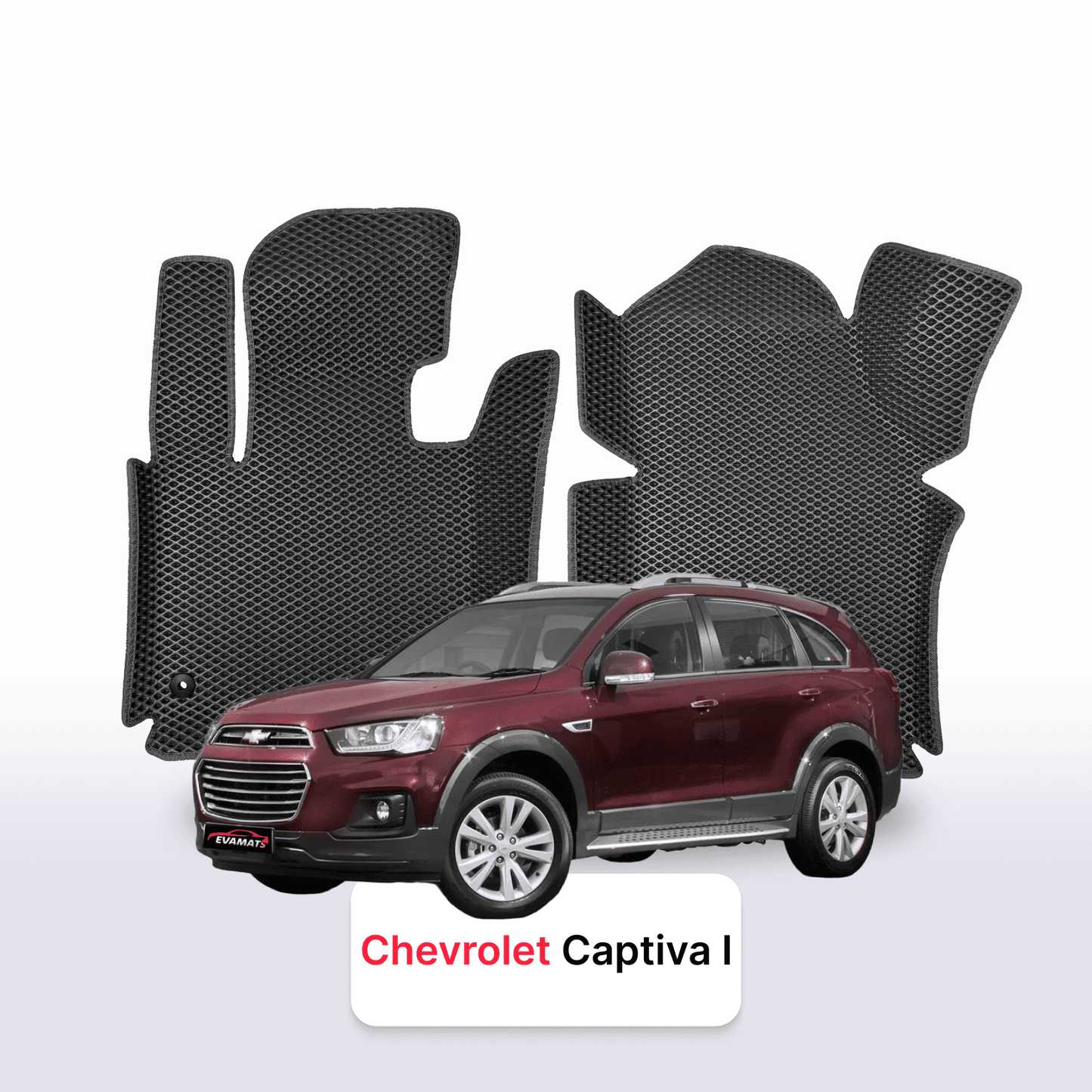 Autokoberce EVA pro Chevrolet Captiva 1 gen 2006-2018 r. SUV