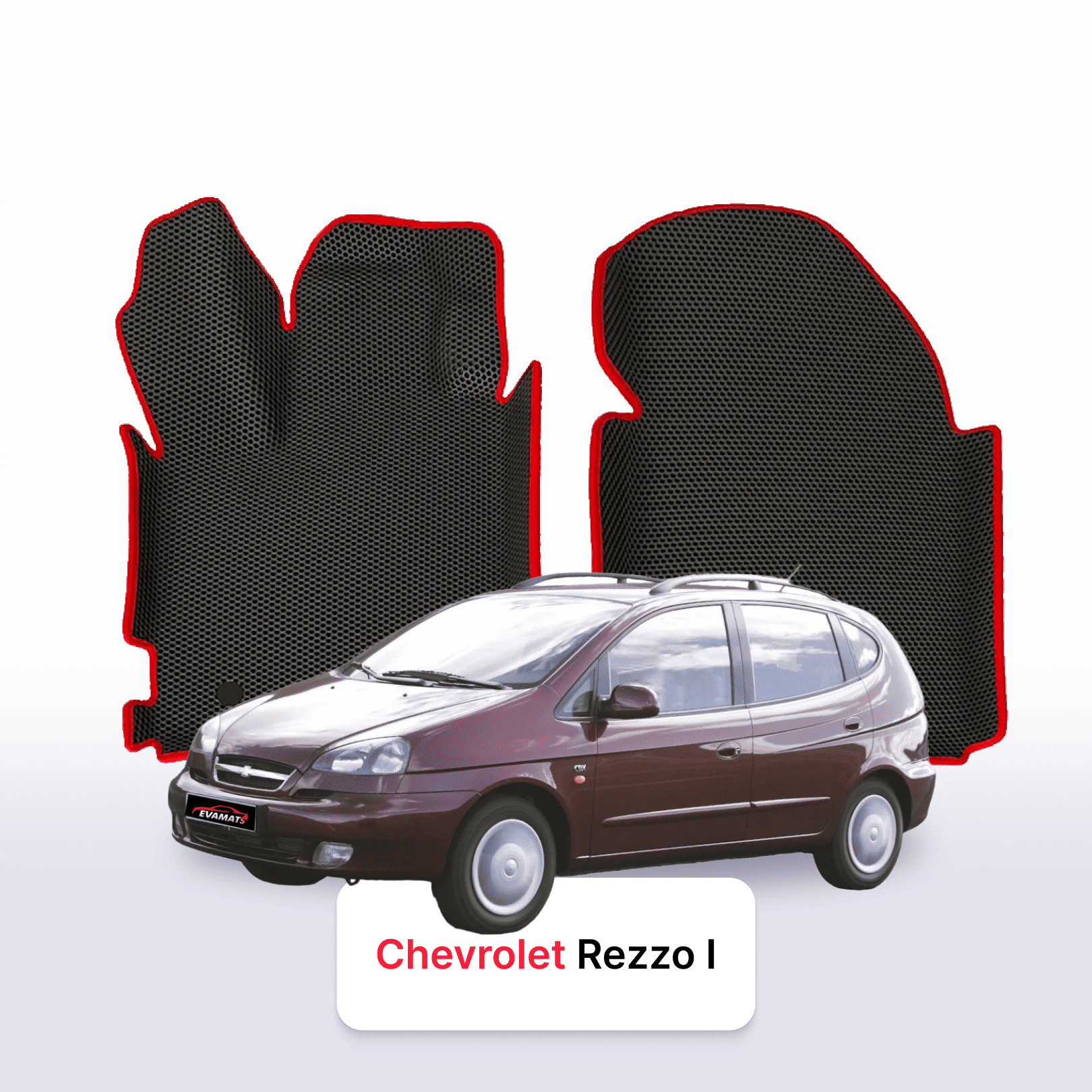 Autokoberce EVA pro Chevrolet Rezzo 1 gen 2000-2008 r. MINIVAN