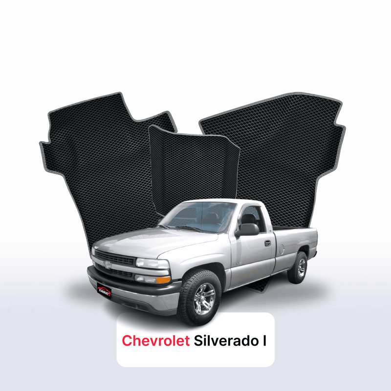 Autokoberce EVA pro Chevrolet Silverado(GMT800) 1 gen 1998-2007 r. PICK-UP jednokabina