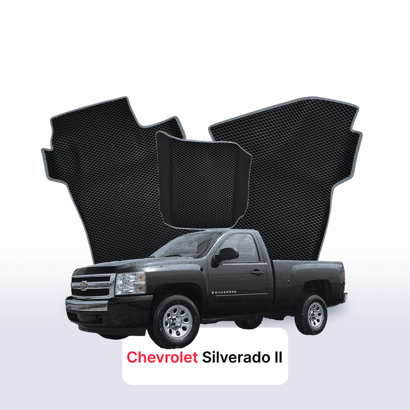 Autokoberce EVA pro Chevrolet Silverado(GMT900) 2 gen 2007-2013 r. PICK-UP jednokabina