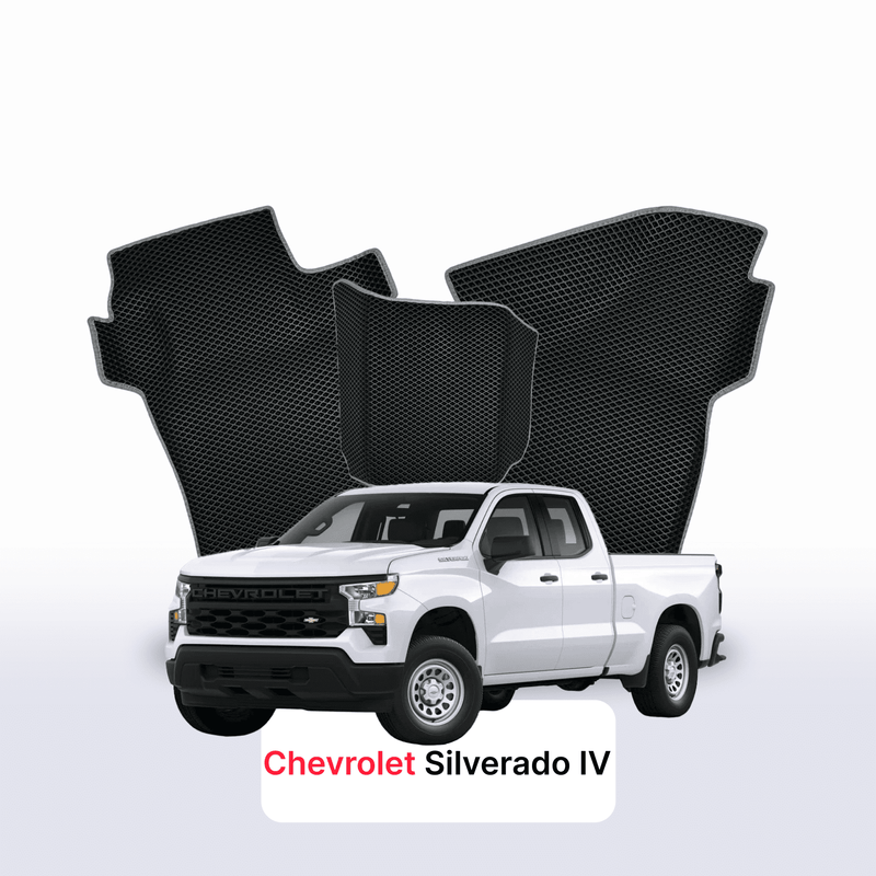Autokoberce EVA pro Chevrolet Silverado(T1XX) 4 gen 2019-2028 r. PICK-UP dvojkabina Double
