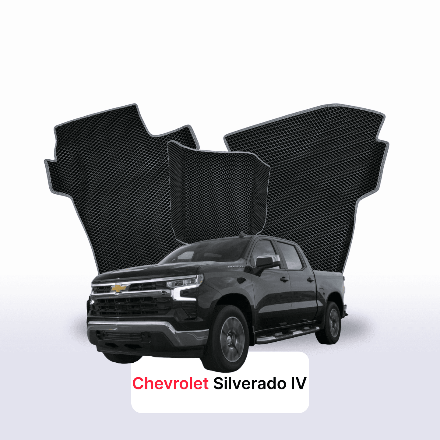 Autokoberce EVA pro Chevrolet Silverado(T1XX) 4 gen 2019-2028 r. PICK-UP dvojkabina Grew