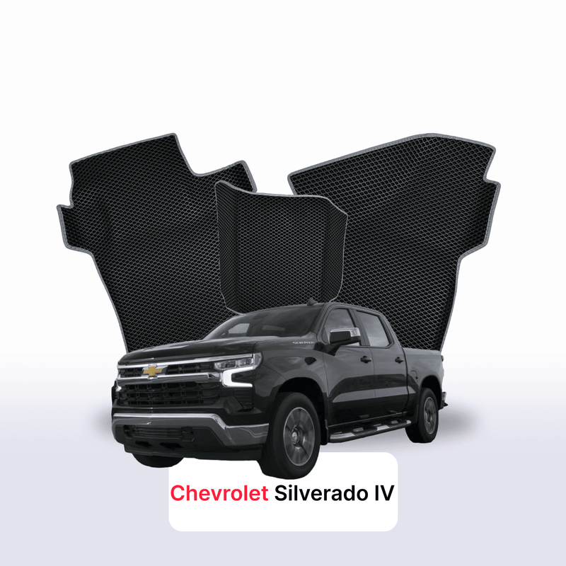 Autokoberce EVA pro Chevrolet Silverado(T1XX) 4 gen 2019-2028 r. PICK-UP dvojkabina Grew