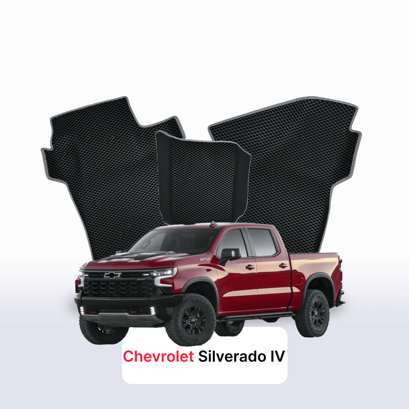 Autokoberce EVA pro Chevrolet Silverado(T1XX) 4 gen 2019-2028 r. PICK-UP dvojkabina ZR2
