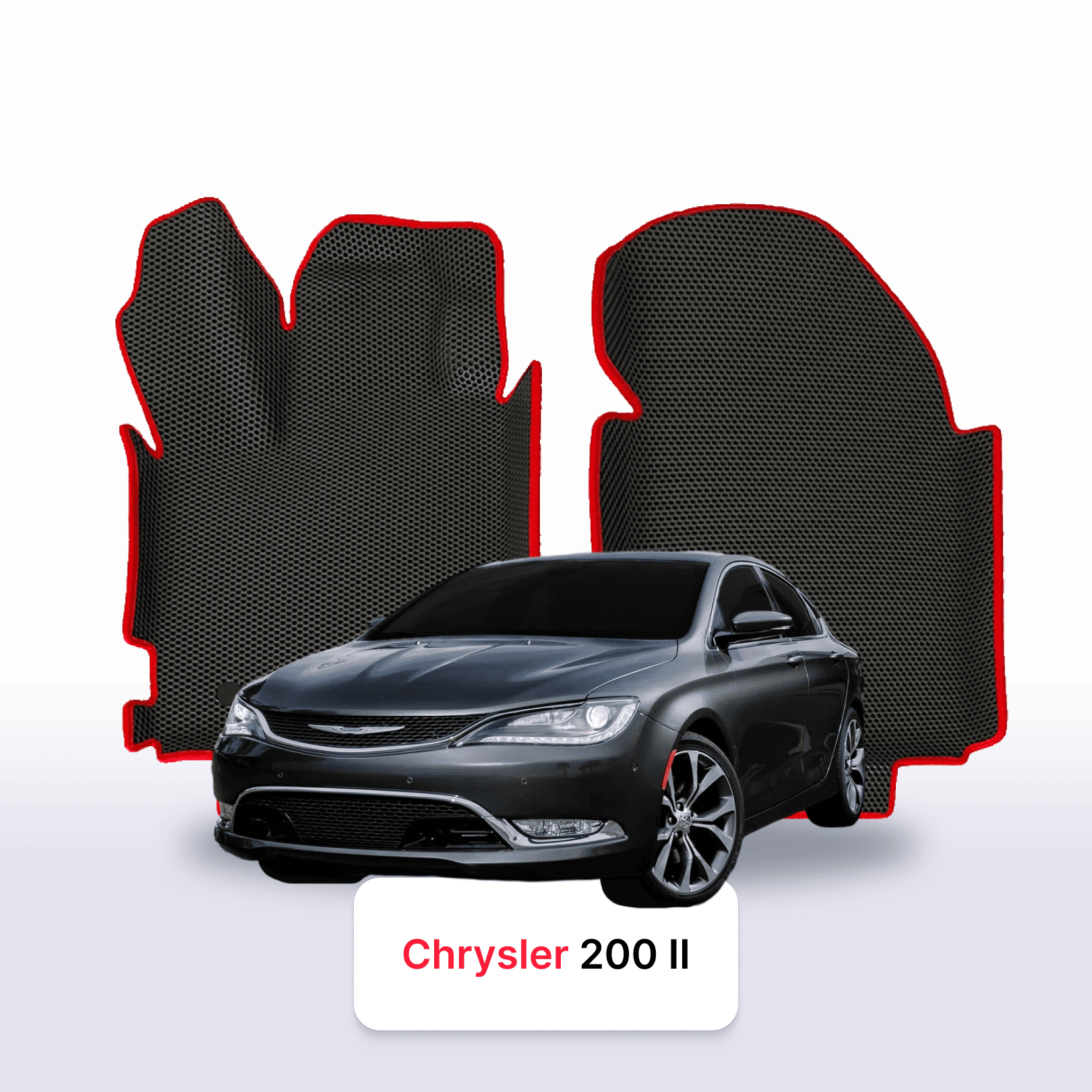 Autokoberce EVA pro Chrysler 200 2 gen 2014-2017 r. SEDAN