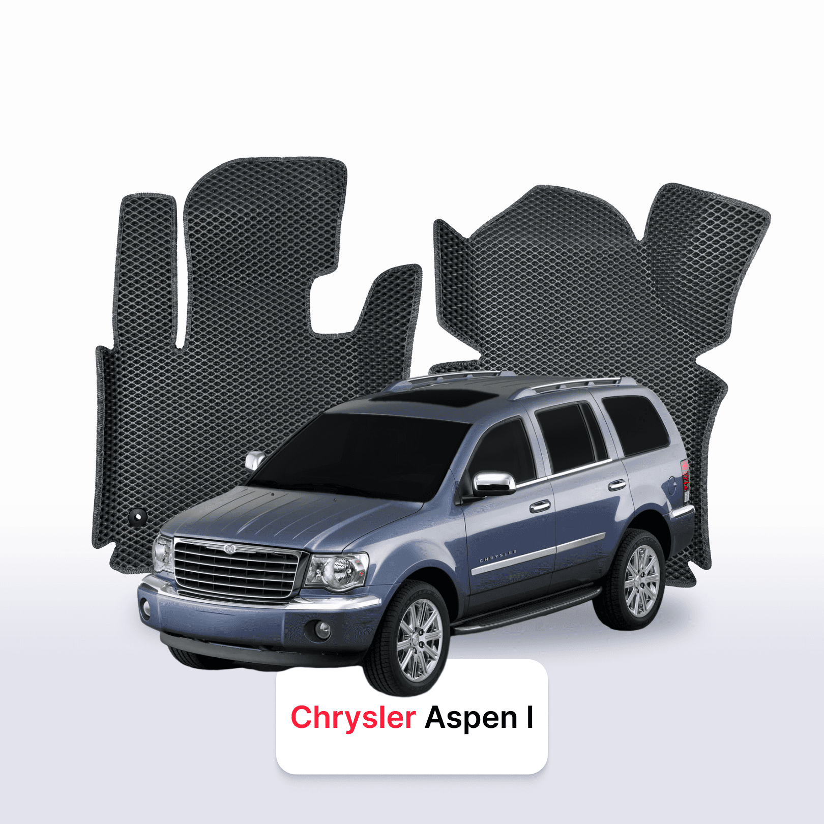 Autokoberce EVA pro Chrysler Aspen 1 gen 2006-2008 r. SUV