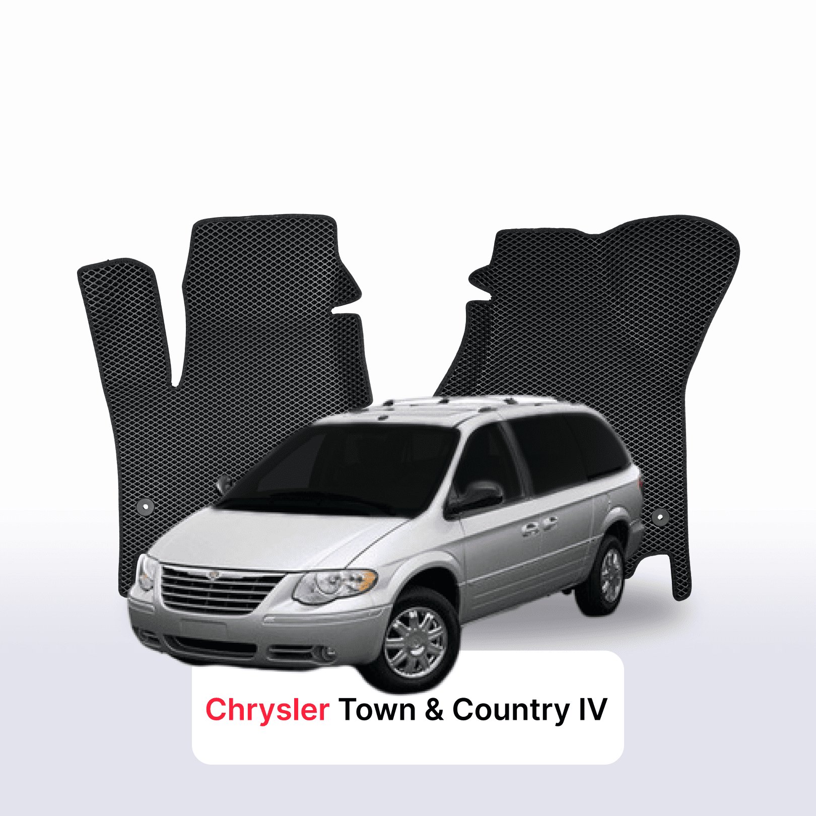 Autokoberce EVA pro Chrysler Town & Country 4 gen 2000-2007 r. MINIVAN