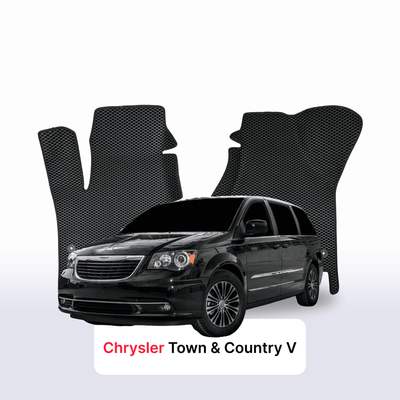 Autokoberce EVA pro Chrysler Town & Country 5 gen 2007-2016 r. MINIVAN