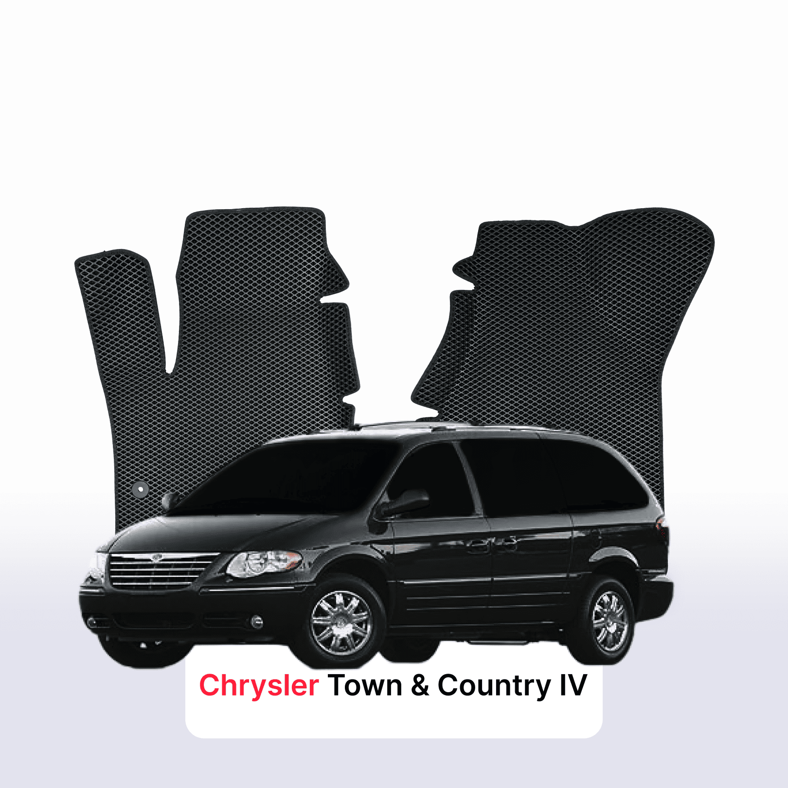 Autokoberce EVA pro Chrysler Town & Country(SWB) 4 gen 2000-2005 r. MINIVAN