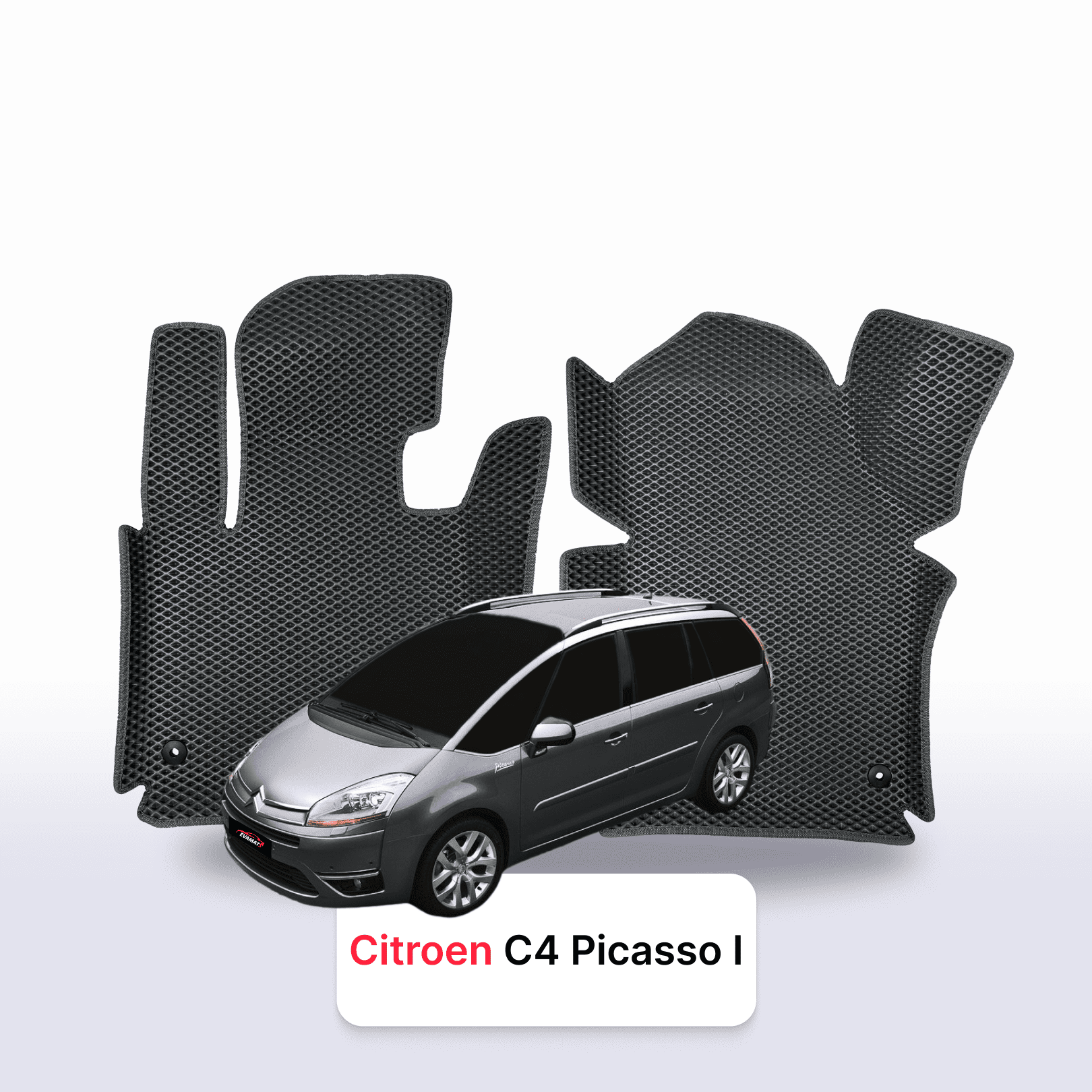 Autokoberce EVA pro Citroen C4 Picasso 1 gen 2006-2013 r. MINIVAN 7  míst