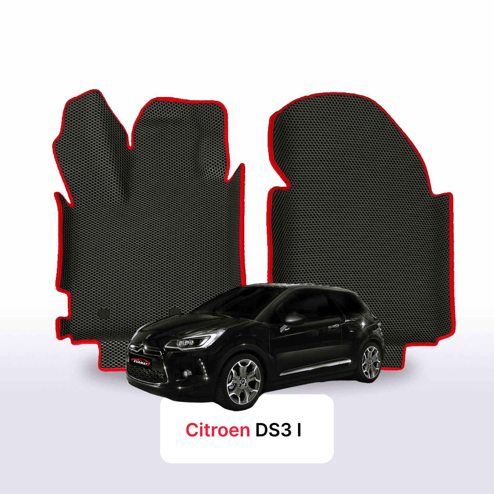 Autokoberce EVA pro Citroen DS3 1 gen 2008-2016 r. HATCHBACK 3 dveře