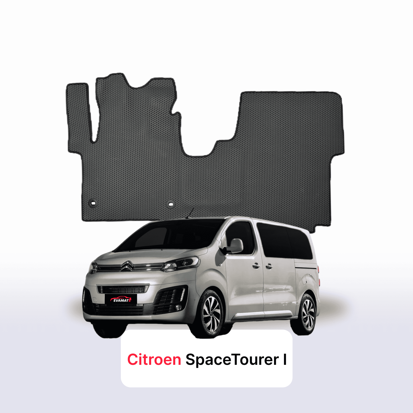 Autokoberce EVA pro Citroen SpaceTourer I gen 2016-2028 r. MINIVAN SHORT