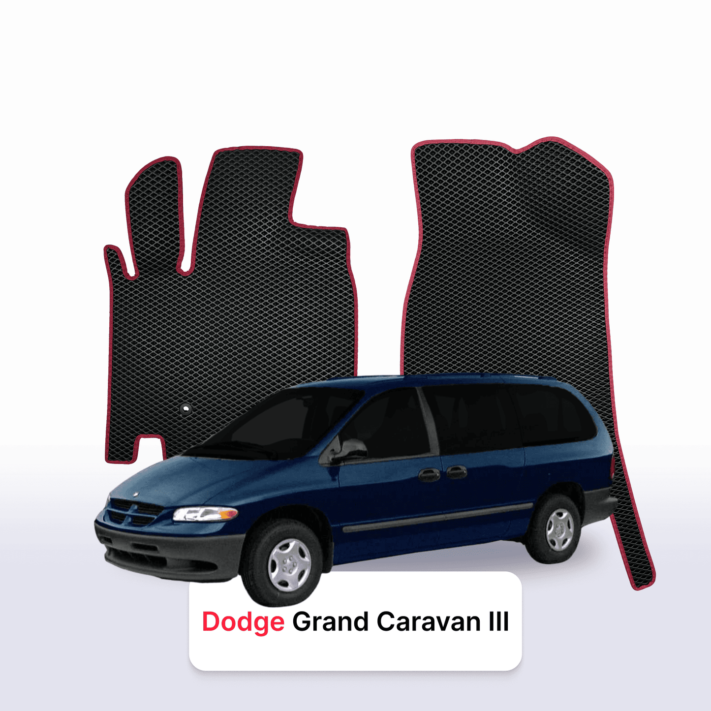 Autokoberce EVA pro Dodge Grand Caravan 3 gen 1995-2000 r. MINIVAN