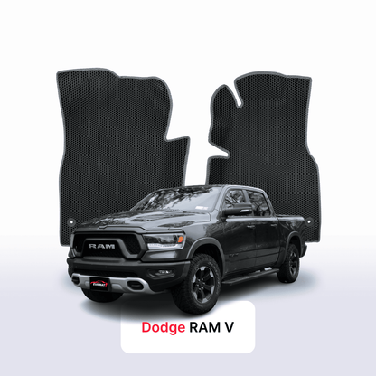 Autokoberce EVA pro Dodge RAM pre-facelift 5 gen 2019-2024 r. PICK-UP  dvojkabina