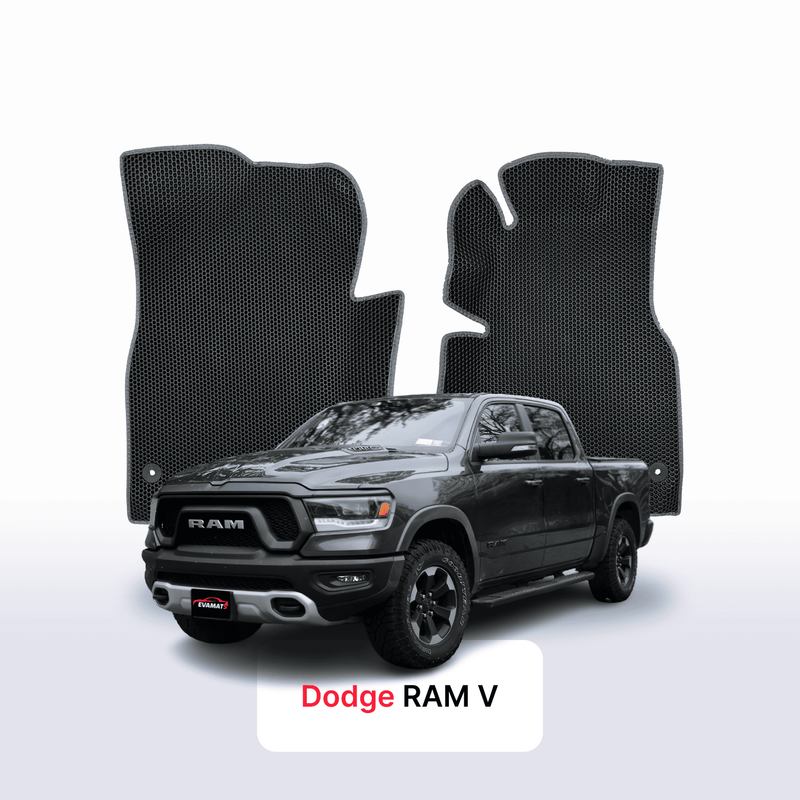 Autokoberce EVA pro Dodge RAM pre-facelift 5 gen 2019-2024 r. PICK-UP  dvojkabina
