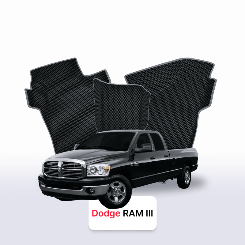 Autokoberce EVA pro Dodge RAM(DRDH) 3 gen 2001-2009 r. PICK-UP  dvojkabina