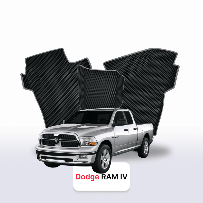 Autokoberce EVA pro Dodge RAM(DSDJ) 4 gen 2008-2019 r. PICK-UP prodloužená kabina