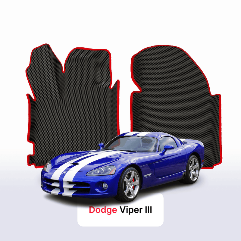 Autokoberce EVA pro Dodge Viper 3 gen 2002-2007 r. KUPÉ