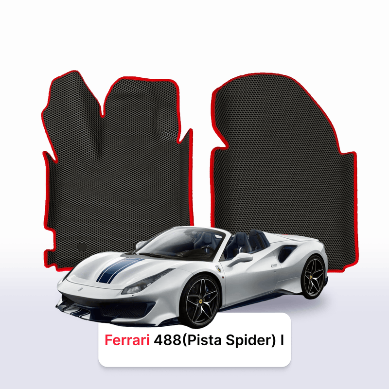 Autokoberce EVA pro Ferrari 488 (Pista spider) 1 gen 2015-2019 r. ROADSTER