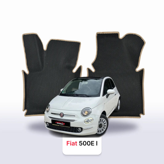 Autokoberce EVA pro Fiat 500e 1 gen 2013-2019 r. ELEKTRICKÝ HATCHBACK 3 DVEŘE KABRIOLET