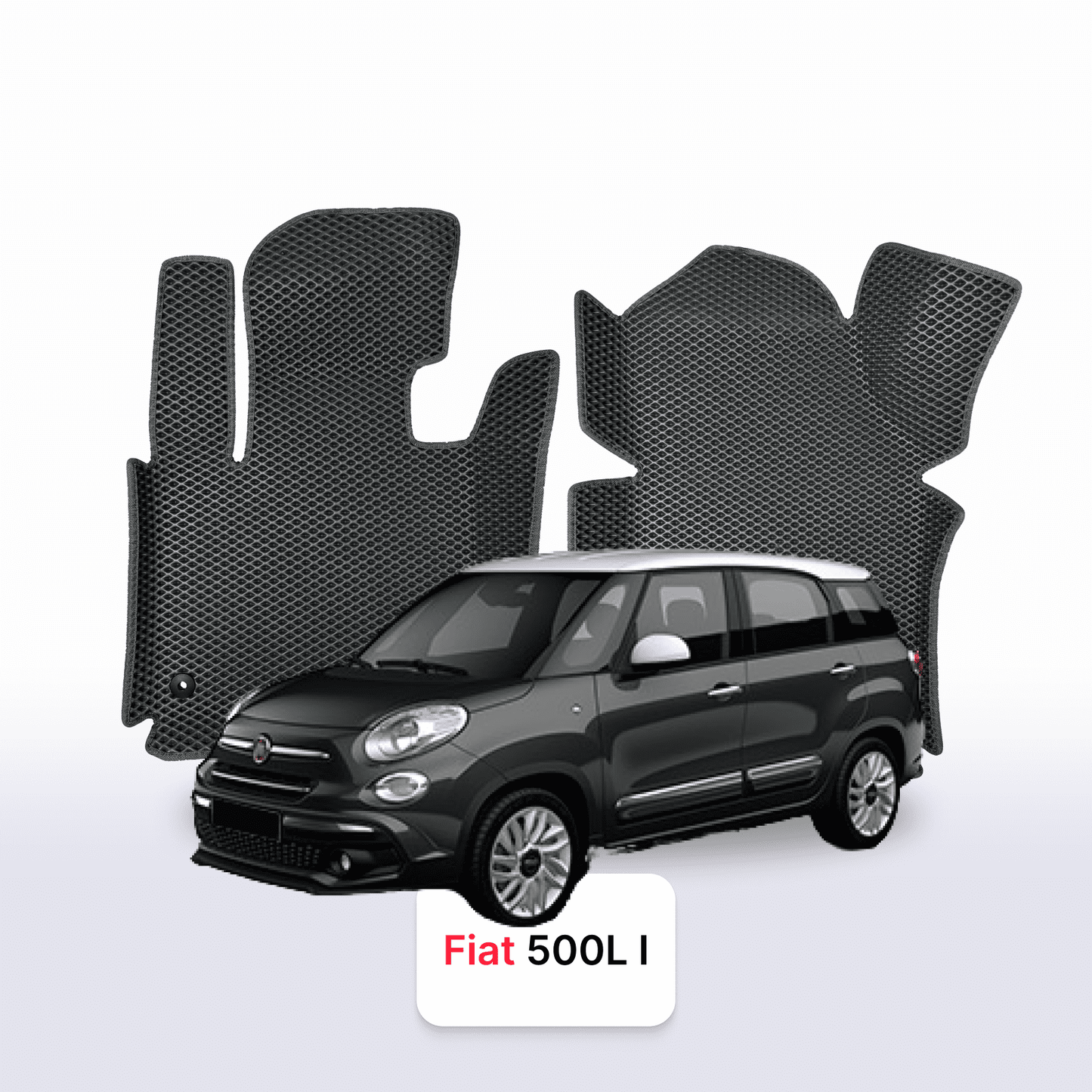 Autokoberce EVA pro Fiat 500L(Living) 1 gen 2012-2017 r. MINIVAN