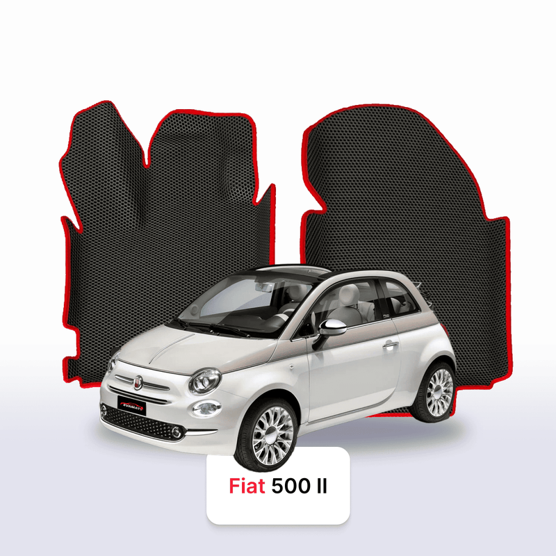 Autokoberce EVA pro Fiat 500 2 gen 2007-2024 r. HATCHBACK 3 dveře KABRIOLET